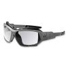 Skullerz Loki Safety Glasses/Goggles, Matte Gray Nylon Impact Frame, Clear Polycarbonate Lens, Ships in 1-3 Business Days3