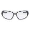 Skullerz Loki Safety Glasses/Goggles, Matte Gray Nylon Impact Frame, Clear Polycarbonate Lens, Ships in 1-3 Business Days5