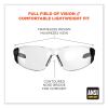 Skullerz Saga Frameless Safety Glasses, Matte Black Nylon Impact Frame, Clear Polycarbonate Lens, Ships in 1-3 Business Days6