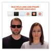 Skullerz Saga Frameless Safety Glasses, Black Nylon Impact Frame, Anti-Fog Clear Polycarb Lens, Ships in 1-3 Business Days4