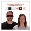 Skullerz Saga Frameless Safety Glasses, Black Nylon Impact Frame, AntiFog Indr/Outdr Polycarb Lens,Ships in 1-3 Business Days2