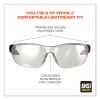 Skullerz Vali Frameless Safety Glasses, Black Nylon Impact Frame, Indoor/Outdoor Polycarb Lens, Ships in 1-3 Business Days7