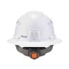 Skullerz 8973LED Class C Hard Hat Full Brim with LED Light, White, Ships in 1-3 Business Days4