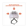 Skullerz 8974 Class E Safety Helmet, 6-Point Ratchet Suspension, White, Ships in 1-3 Business Days5