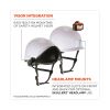 Skullerz 8974 Class E Safety Helmet, 6-Point Ratchet Suspension, White, Ships in 1-3 Business Days7