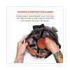 Skullerz 8975 Class C Safety Helmet, 6-Point Ratchet Suspension, White, Ships in 1-3 Business Days4