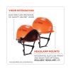 Skullerz 8975 Class C Safety Helmet, 6-Point Ratchet Suspension, Orange, Ships in 1-3 Business Days4