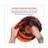 Skullerz 8975 Class C Safety Helmet, 6-Point Ratchet Suspension, Orange, Ships in 1-3 Business Days6
