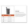 ProFlex 4020 Lightweight Wrist Support, Medium, Fits Left Hand, Black, Ships in 1-3 Business Days4
