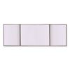 VisuALL PC Whiteboard Cabinet, Beige Fabric Bulletin Board Exterior Doors, 36x24, Aluminum Frame, Ships in 7-10 Business Days3