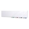 Aria Low Profile Magnetic Glass Whiteboard, 120 x 48, White Surface, Ships in 7-10 Business Days2