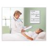 Hospital Magnetic Whiteboard, 18.5 x 24.5, White/Blue Surface, Satin Aluminum Frame, Ships in 7-10 Business Days2