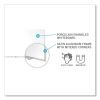 Magnetic Porcelain Whiteboard with Aluminum Frame, 144.59 x 60.47, White Surface, Satin Aluminum Frame,Ships in 7-10 Bus Days4