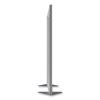 Floor Partition with Aluminum Frame, 48.06 x 2.04 x 71.86, White, Ships in 7-10 Business Days2