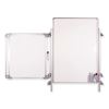 Nexus Double-Sided Portable Whiteboard Tablet, 27.88x27.88, White Surface, Satin Aluminum Frame, Ships in 7-10 Business Days4