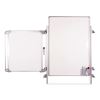 Nexus Easel Whiteboard, 32 x 76.13, White Surface, Satin Aluminum Frame, Ships in 7-10 Business Days3