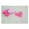 Die-Cut Heart Shaped Notepads, 3" x 3", Pink/Purple, 75 Sheets/Pad, 2 Pads/Pack3