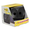 Owl-Shaped Dispenser, For 3 x 3 Pads, Black, Includes 45-Sheet Citron Super Sticky Dispenser Pop-Up Pad2