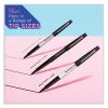 Flair Felt Tip Porous Point Pen, Stick, Bold 1.2 mm, Assorted Ink Colors, White Pearl Barrel, 6/Pack3