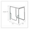 AlphaBetter 2.0 Height-Adjust Student Desk with Pendulum Bar, 27.75 x 19.75 x 22 to 30, Dry Erase, Ships in 1-3 Business Days2