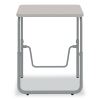 AlphaBetter 2.0 Height-Adjust Student Desk w/Pendulum Bar, 27.75 x 19.75 x 22 to 30, Pebble Gray, Ships in 1-3 Business Days6