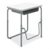 AlphaBetter 2.0 Height-Adjust Student Desk with Pendulum Bar, 27.75 x 19.75 x 22 to 30, Dry Erase, Ships in 1-3 Business Days1