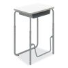 AlphaBetter 2.0 Height-Adjust Student Desk with Pendulum Bar, 27.75 x 19.75 x 29 to 43, Dry Erase, Ships in 1-3 Business Days1