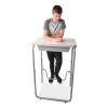 AlphaBetter 2.0 Height-Adjust Student Desk with Pendulum Bar, 27.75 x 19.75 x 29 to 43, Dry Erase, Ships in 1-3 Business Days10
