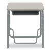 AlphaBetter 2.0 Height-Adjust Student Desk w/Pendulum Bar, 27.75 x 19.75 x 29 to 43, Pebble Gray, Ships in 1-3 Business Days2