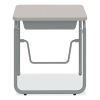 AlphaBetter 2.0 Height-Adjust Student Desk w/Pendulum Bar, 27.75 x 19.75 x 29 to 43, Pebble Gray, Ships in 1-3 Business Days5
