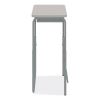 AlphaBetter 2.0 Height-Adjust Student Desk w/Pendulum Bar, 27.75 x 19.75 x 29 to 43, Pebble Gray, Ships in 1-3 Business Days8