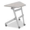 Learn Nesting Trapezoid Desk, 32.83" x 22.25" to 29.5", Gray, Ships in 1-3 Business Days2