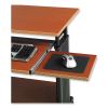 Muv Standing Desk, 35.5" x 22" x 30.5", Cherry, Ships in 1-3 Business Days4