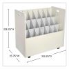 Mobile Roll File, 21 Compartments, 30.25w x 15.75d x 29.25h, Tan, Ships in 1-3 Business Days2