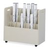 Mobile Roll File, 21 Compartments, 30.25w x 15.75d x 29.25h, Tan, Ships in 1-3 Business Days3