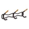 Family Coat Wall Rack, 3 Hook, 18.5w x 6.25d x 7.25h, Cream, Ships in 1-3 Business Days3