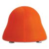 Runtz Ball Chair, Backless, Supports Up to 250 lb, Orange Fabric Seat, Silver Base, Ships in 1-3 Business Days2