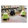 Runtz Ball Chair, Backless, Supports Up to 250 lb, Green Vinyl Seat, Silver Base, Ships in 1-3 Business Days4