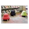 Runtz Ball Chair, Backless, Supports Up to 250 lb, Red Vinyl Seat, Silver Base, Ships in 1-3 Business Days4