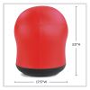 Zenergy Swivel Ball Chair, Backless, Supports Up to 250 lb, Red Vinyl, Ships in 1-3 Business Days2