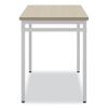Ready Home Office Desk, 45.5" x 23.5" to 29.5", Beige/White, Ships in 1-3 Business Days3