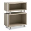 Ready Home Office Large Stackable Storage, 1-Shelf, 24w x 12d x 17.25h, Beige/White, Ships in 1-3 Business Days5