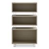 Ready Home Office Large Stackable Storage, 1-Shelf, 24w x 12d x 17.25h, Beige/White, Ships in 1-3 Business Days7