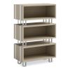 Ready Home Office Small Stackable Storage, 1-Shelf, 24w x 12d x 12.25h, Beige/White, Ships in 1-3 Business Days6
