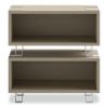 Ready Home Office Small Stackable Storage, 1-Shelf, 24w x 12d x 12.25h, Beige/White, Ships in 1-3 Business Days8