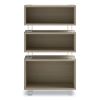 Ready Home Office Small Stackable Storage, 1-Shelf, 24w x 12d x 12.25h, Beige/White, Ships in 1-3 Business Days11