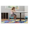 Steel GuestBistro Stool, Backless, Supports Up to 250 lb, 18" High BabyBlue Seat, BabyBlue Base, Ships in 1-3 Business Days2