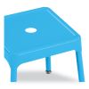 Steel Counter Stool, Backless, Supports Up to 250 lb, 25" High BabyBlue Seat, BabyBlue Base, Ships in 1-3 Business Days2