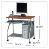 Eastwinds Series Argo PC Workstation, 31.5" x 19.75" x 30.25", Medium Cherry, Ships in 1-3 Business Days2