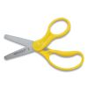 For Kids Scissors, Blunt Tip, 5" Long, 1.75" Cut Length, Assorted Bent Handles, 6/Pack4